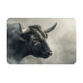 thumbnail image 1 of Honeii Mystical Bull in Fog Pattern Door Mat, Welcome Door Mats Outdoor Indoor, Stain and Fade Resistant, Non-Slip Entry Matfor Bedroom, Bathroom, Kitchen, 1 of 7