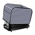 thumbnail image 1 of Honeii Navy Blue And White Stripes Print 2 slice Toaster Cover, Two Slice Toaster Dust-proof Cover For Kitchen Small Appliance and Fingerprint Protection, 1 of 7