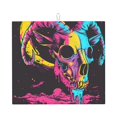 thumbnail image 1 of Honeii Neon Gothic Skull Moon for Dish Drying Mat for Kitchen Counter, Non-slip Rubber Backed, Hide Stain Kitchen Super Absorbent Draining Mat, Dish Rack Pad, 1 of 8