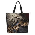 thumbnail image 1 of Honeii Noble Style Bald Eagle Print Tote Bag for Women, Foldable Tote Bag Large Shoulder Bag Top Handle Handbag for Travel, Work, 1 of 8