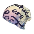 thumbnail image 1 of Honeii Not All Those Who Wander Are Lost Print Kids Knit Beanie Watch Hat ,Knit Cap for Boys and Girls, 1 of 7