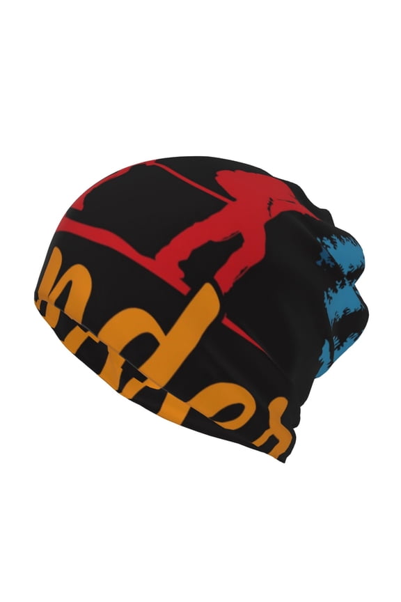 Not All Who Wander Are Lost Hiking Print Winter Beanie Daily Hat - Thermal Polar Fleece Ski Running Hat Skull Cap for Men and Women,Beanie