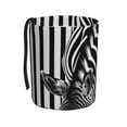 thumbnail image 1 of Honeii Optical Zebra Illusion Print Waterproof Car Trash Can,Waterproof Portable Collapsible Trash Can,Garbage Container fits Most Cars,SUVs,and Trucks, 1 of 6