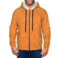 thumbnail image 1 of Honeii Orange Glitter2 Print Hoodies for Men, Pullover & Full Zip, Breathable Zip up Hoodie, Sweatshirt-XX-Large, 1 of 5