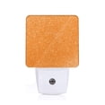 thumbnail image 1 of Honeii Orange Glitter2 Print LED Night Light with Light Sensor, Night Lights Plug Into Wall,Ideal for Bedrooms and Hallways-UK, 1 of 7