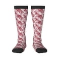 thumbnail image 1 of Honeii Orchids Flowers Print Long Socks,Novelty Design Socks Gift for Men and Women,Crew Socks,Calf Socks, 1 of 6