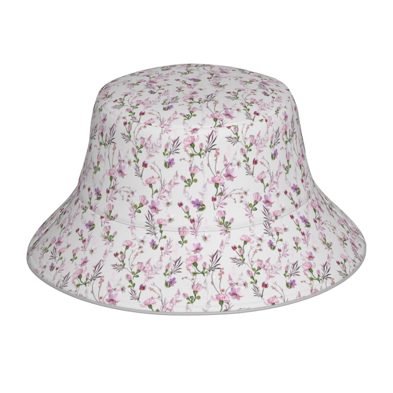 Honeii Orchids Flowers for Unisex Bucket Hat Waterproof Rain Hat ...