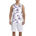 thumbnail image 1 of Honeii Orchids Flowers print basktball shirt for men and women, Unisex basketball jersey for Theme party-Large, 1 of 6