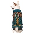 thumbnail image 1 of Honeii Owl In Blue Print Small Dog Hoodies Pet Hooded Sweatshirts Fall Winter Puppy Cat Sweaters Warm Clothes for Small Dogs Outfits Costume-X-Large, 1 of 7