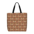 thumbnail image 1 of Honeii Owl Mandala Print Tote Bag, Reusable Grocery Shopping Bag,Shoulder Bag with Inner Pocket, 1 of 7