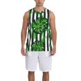 thumbnail image 1 of Honeii Palm Greenery print basktball shirt for men and women, Unisex basketball jersey for Theme party-4X-Large, 1 of 6