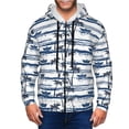 thumbnail image 1 of Honeii Palm Tree Print Hoodies for Men, Pullover & Full Zip, Breathable Zip up Hoodie, Sweatshirt-3X-Large, 1 of 5
