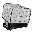 thumbnail image 1 of Honeii Panda Bear Print 4 slice Toaster Cover, Two Slice Toaster Dust-proof Cover For Kitchen Small Appliance and Fingerprint Protection, 1 of 7