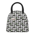 thumbnail image 1 of Honeii Panda Bear Print Insulated Lunch Bag Women Reusable Lunch Box with Pocket for Work Picnic Travel -One Size, 1 of 6
