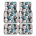 thumbnail image 1 of Honeii Panda Cute Hearts Print Car Foot Mat Four-Piece Set - Front & Rear Universal Car Floor Mats for SUVs, Trucks, Sedans, 1 of 7