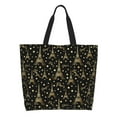 thumbnail image 1 of Honeii Paris Romantic Print Tote Bag for Women, Foldable Tote Bag Large Shoulder Bag Top Handle Handbag for Travel, Work, 1 of 8