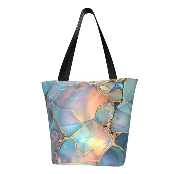Honeii Pastel Abstract Fluid Art Print Women Top Handle Satchel Handbags,Fashion Handbag,Messenger Tote Bag Purse for Women,Shoulder Bag Handbag for Travel, Work
