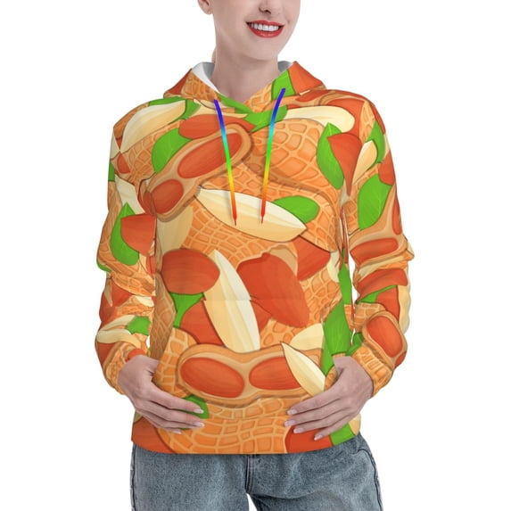 Honeii Peanuts1 Pattern Womens Oversized Hoodies Long Sleeve Sweatshirts Pullover Fall Outfits with Pocket-