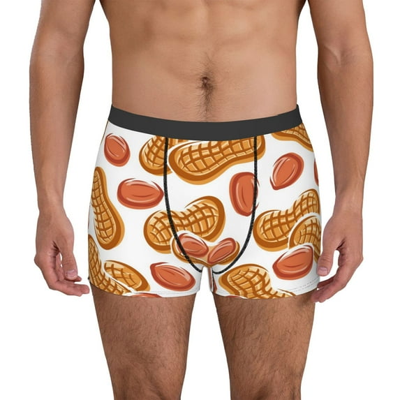 Honeii Peanuts4 Men's Underwear Boxer Briefs Pack, ComfortSoft Boxer Brief for Men, Moisture-Wicking Breathable-X-Large