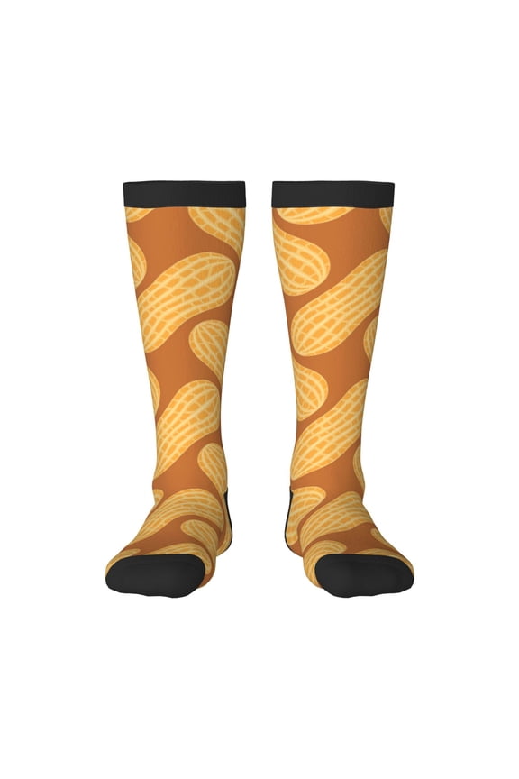 Peanuts6 Print Long Socks,Novelty Design Socks Gift for Men and Women,Crew Socks,Calf Socks
