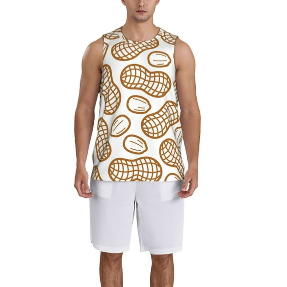 Honeii Peanuts7 print basktball shirt for men and women, Unisex basketball jersey for Theme party-Small