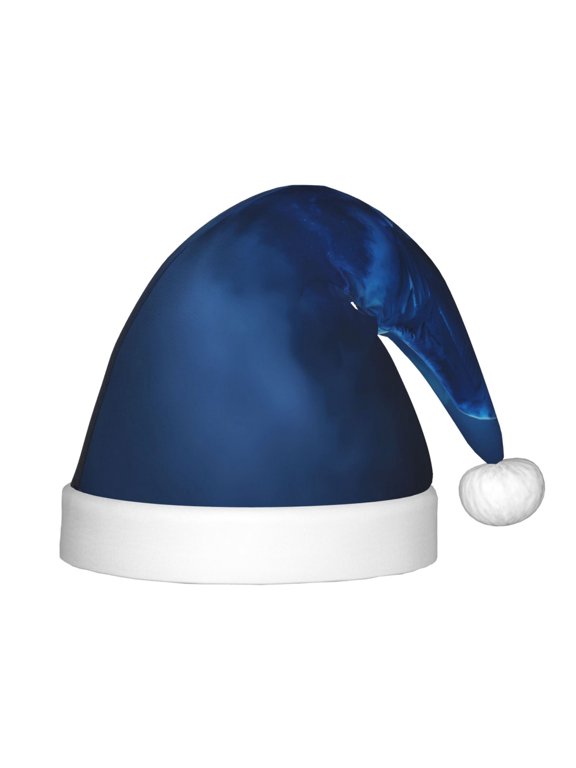 Pegasus Night Sky Print Hat Santa Claus Hat For Xmas Party, Christmas Caps For Boys Girls Child,Christmas Beanie