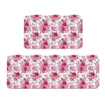 thumbnail image 1 of Honeii Peonies And Roses Print Kitchen Mat [2 PCS] for Floor, Waterproof Non-Slip Rugs, Kitchen Decor,Standing Mat for Floor,Office, Sink, Laundry, 1 of 6