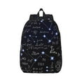 thumbnail image 1 of Honeii Physical Formulas Print Canvas College Laptop Backpack, Durable Rucksack Travel Notebook Bag School Backpack Book Bag for Men Women-Small, 1 of 7