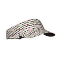 thumbnail image 1 of Honeii Pig And Watermelon Print Adult Sunscreen Visor Cap, Adjustable Sun Protection Hat,Sun Visor Hats,UV Protection Outdoor Sports Golf Running Sun Caps, 1 of 7