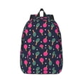 thumbnail image 1 of Honeii Ping Pong Rackets And Balls Print Canvas College Laptop Backpack, Durable Rucksack Travel Notebook Bag School Backpack Book Bag for Men Women-Medium, 1 of 7