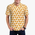 thumbnail image 1 of Honeii Ping-Pong Table Tennis Racket Print Polo Shirt, A Classic Short-Sleeved, Button-Down Golf Shirt for Men,Mens Polo Shirts Short Sleeve-Large, 1 of 6
