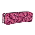 thumbnail image 1 of Honeii Pink Butterfly Pattern Pencil Case, Pencil Pouch, Pencil Case Small, Pencil Pouch Aesthetic, PVC Pencil Pouch, Pencil Bag, Makeup Pouch, 1 of 7
