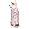 thumbnail image 1 of Honeii Pink Disco Ball Print Small Dog Hoodies Pet Hooded Sweatshirts Fall Winter Puppy Cat Sweaters Warm Clothes for Small Dogs Outfits Costume-Small, 1 of 7