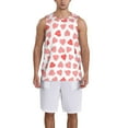 thumbnail image 1 of Honeii Pink Hearts1 print basktball shirt for men and women, Unisex basketball jersey for Theme party-Small, 1 of 6