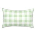 thumbnail image 1 of Honeii Pistachio Green Checkboard Decorative Throw Pillow Case - Elevate Your Couch, Sofa, or Bed with Stylish Home Decor, Perfect Gift Idea-20"x30", 1 of 6