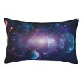 thumbnail image 1 of Honeii Planets Stars And Galaxies1 Print Pillow Cases,Plush Throw Pillow Covers,Decorative Pillowcase for Sofa, Couch, Living Room-16"x24", 1 of 6
