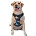 thumbnail image 1 of Honeii Planets and Stars for Dog Harness: a three-buckle adjustable vest featuring an instant control handle and reflective design for easy, medium-sized dogs-Small, 1 of 6