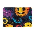 thumbnail image 1 of Honeii Playful Ghosts Night Sky Pattern Door Mat, Welcome Door Mats Outdoor Indoor, Stain and Fade Resistant, Non-Slip Entry Matfor Bedroom, Bathroom, Kitchen, 1 of 7