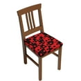 thumbnail image 1 of Honeii Playing Cards Print Square Cushion Cover with Elastic Band & Ties,Sofa Cushion Covers,Furniture Protector for Living Room,Washable Sofa Seat Slipcover-Four Pieces, 1 of 7