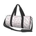 thumbnail image 1 of Honeii Playing Rabbit Print Duffle Bag and Adjustable Strap,Foldable Travel Duffel Bags for Men Women,Waterproof Duffel Bags, 1 of 6