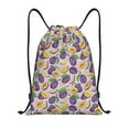 thumbnail image 1 of Honeii Plum Print Drawstring Backpack,Drawstring Bags String Backpack Gym Cinch Sack Backpack Sport Bag Draw-Medium, 1 of 6