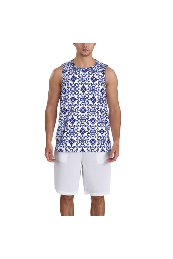 Porcelain Chinaware print basktball shirt for men and women, Unisex basketball jersey for Theme party-Medium