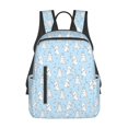thumbnail image 1 of Honeii Rabbit And Bird Print Lightweight Backpacks,Carry on Backpack,Durable Backpack for School, Work & Travel, 1 of 7