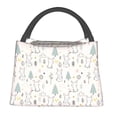thumbnail image 1 of Honeii Rabbit Forest Print Cooler Bag Insulated, Large Leakproof Soft Sided Portable Cooler Bag,Lunch Box Lunch Bag, 1 of 6