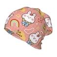 thumbnail image 1 of Honeii Rabbit So Cute Print Kids Knit Beanie Watch Hat ,Knit Cap for Boys and Girls, 1 of 7