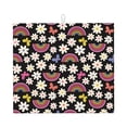 thumbnail image 1 of Honeii Rainbow Flowers for Dish Drying Mat for Kitchen Counter, Non-slip Rubber Backed, Hide Stain Kitchen Super Absorbent Draining Mat, Dish Rack Pad, 1 of 8