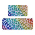 thumbnail image 1 of Honeii Rainbow Glitter Print Kitchen Mat [2 PCS] for Floor, Waterproof Non-Slip Rugs, Kitchen Decor,Standing Mat for Floor,Office, Sink, Laundry, 1 of 6