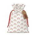 thumbnail image 1 of Honeii Rainbow Print Small Burlap Bags,Christmas Drawstring Treat Bags Gift Bags Reusable Candy Goodie Wrapping Bags for Holiday Party Favors Supplies -Small, 1 of 9