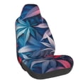 thumbnail image 1 of Honeii Red And Blue Leaves Print Car Seat Cover,Car Interior Covers,Universal Fit Seat Protector, Compatible with Most Cars, SUVs, Trucks, and Vans, 1 of 5