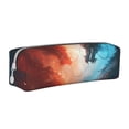 thumbnail image 1 of Honeii Red And Blue Sky Dragon Pattern Pencil Case, Pencil Pouch, Pencil Case Small, Pencil Pouch Aesthetic, PVC Pencil Pouch, Pencil Bag, Makeup Pouch, 1 of 7